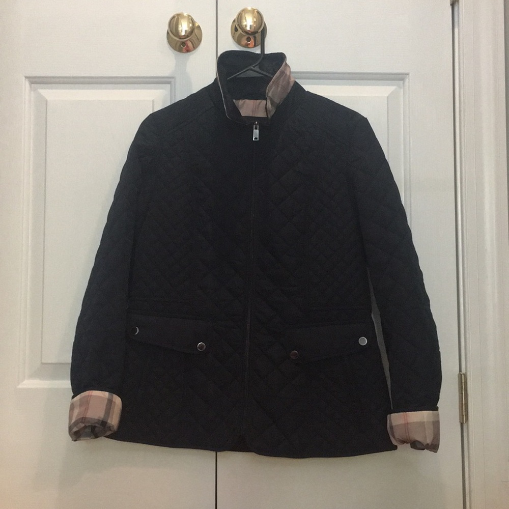 Navy Barbour Inspired Coat